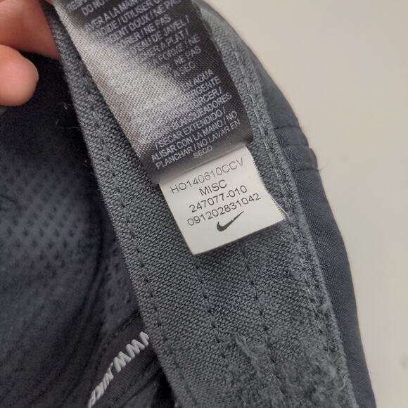 Nike Golf Tiki Bar Strapback Hat Embroidered Logo Spell Out Black OSFM SEE DESC - Picture 12 of 14